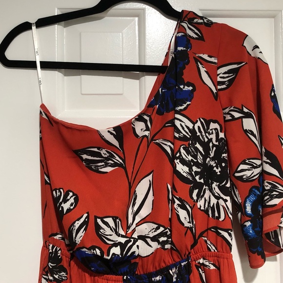 DR2 - One Shouldered Floral Dress - Sz Small - Picture 5 of 5